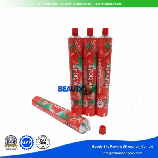 Tomato sauce Tube Packaging Collapsible Aluminum tubes