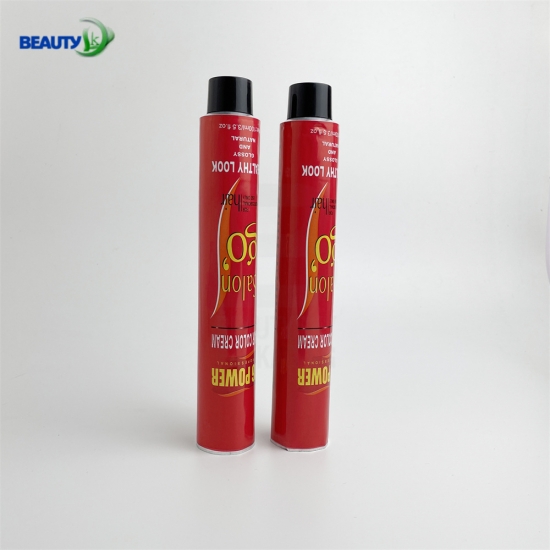 Aluminum tubes for hair coloring